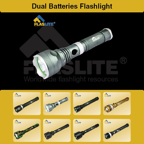 Dual Batteries Flashlight