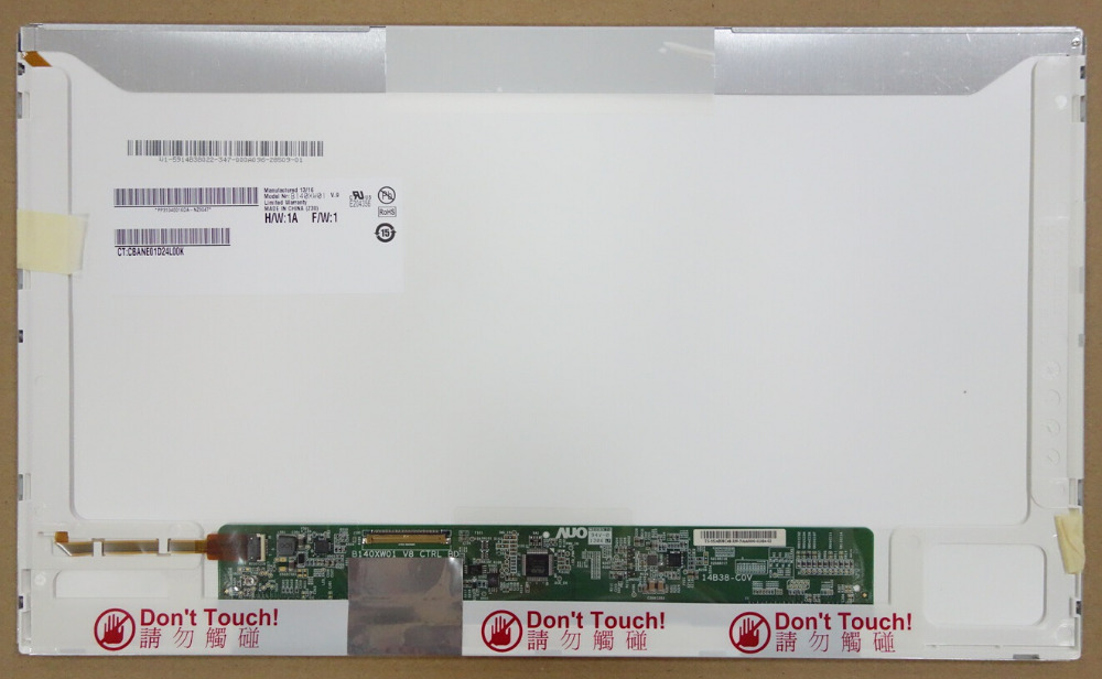 B140XW01 LP140WH4/WH1 BT140GW01 14 led general laptop lcd display screen