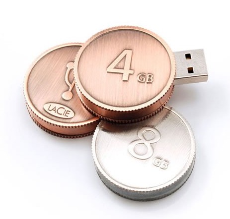 coin USB Flash Drive custom promotional gift