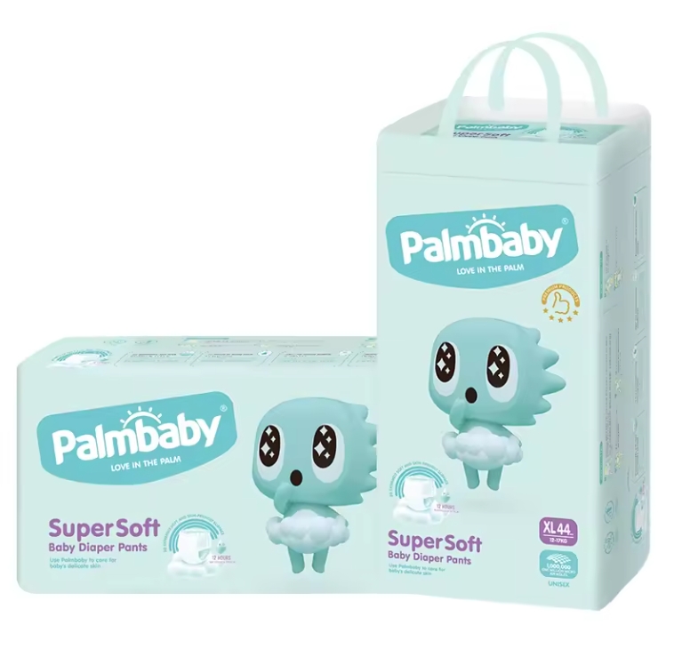 China Manufacturer High Quality Comfortable Soft Disposable Baby Diaper Pants With Super Absorbency
