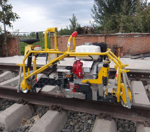 CNC control rail head profile grinding machine for track maintenance work