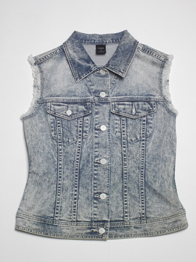 Denim Woven Vest