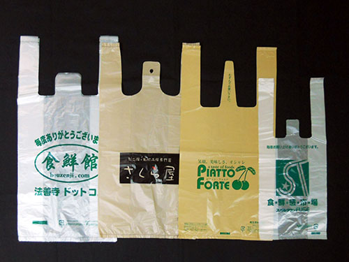 HDPE T-shirt bag with printing