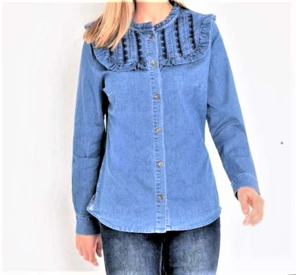 Ladies Denim Blouse