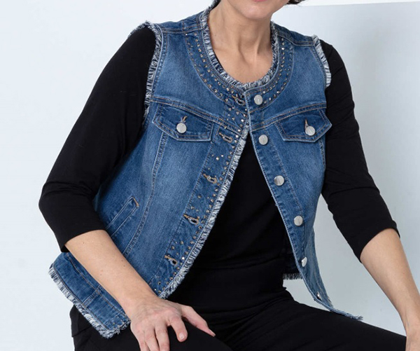 Ladies Woven Waistcoat
