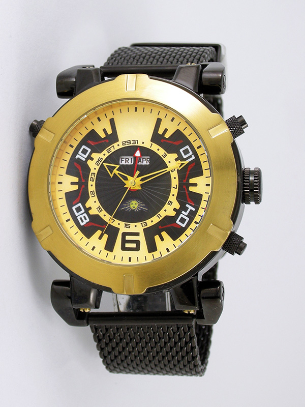 Gents Leather Stainless Steel Multi-function Automatic Mechanical Watch