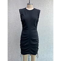 High Twist Jersey Dress with Side Ties