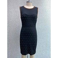 Beaded Ponte Dress