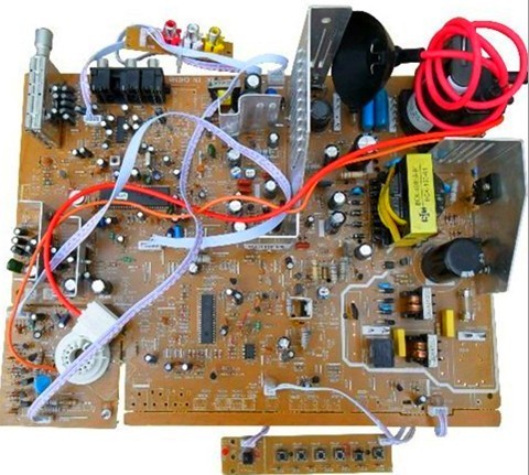 CRT color tv chassis