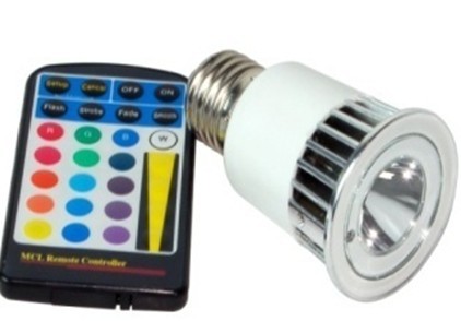 Led 5w Full-color Remote Control Led Spot Light