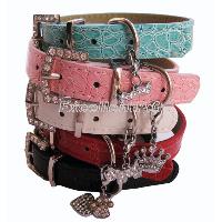 Sell Fashion pet collar crystal pendant (Free) pet accessory