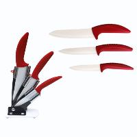 Ceramic Knife Set With Acryl Block