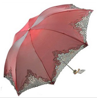2012 Embroidery Umbrella & Lace Parasol Umbrella Strong In The Sun