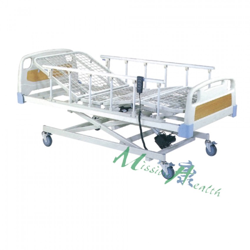 Three Functions Electric Nursing Bed (ABS Head Board )