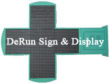 Led Arc-shaped Pharmacy Cross Sign