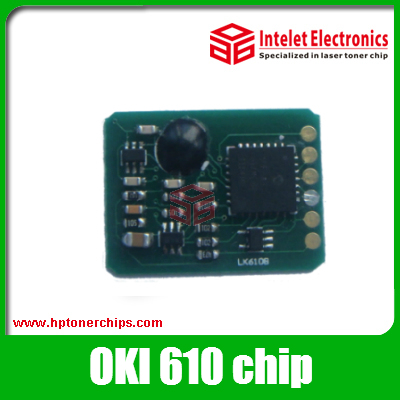 Compatible Oki C610 Toner Chip