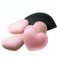 Adhesive Heart-shaped Bra Padding Foam Cookies