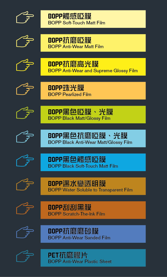 Assorted BOPP Film
