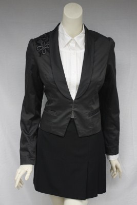 Ladies' woven blazer