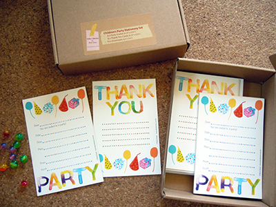 Children Party Stationery Set