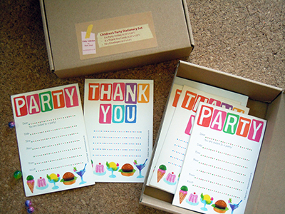 Children Party Stationery Set