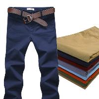 Sell Wholeasle cotton twill casual pants, slim fit chino pants for men