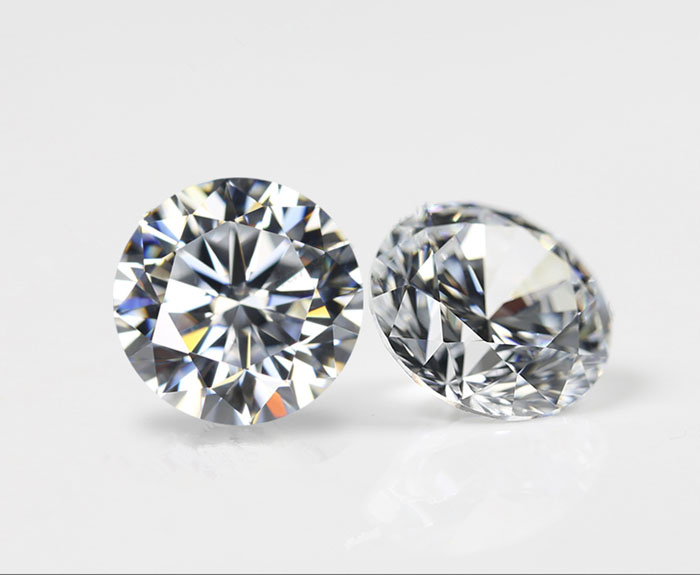 Gemstone Synthetic Cubic Zirconia Factory Price of Hot Sale DIY 8mm Round White Professional Cut CZ