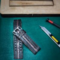 High-quality calf leather watch straps