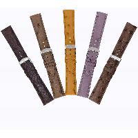 Ostrich Boday Leather Watch Strap