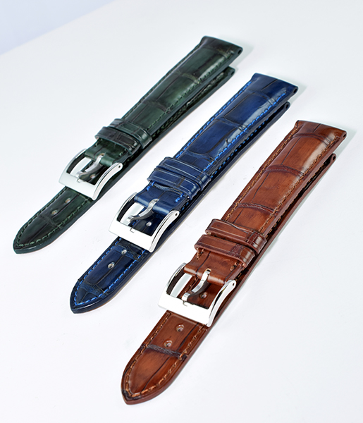 Crocodile Leather Wristband