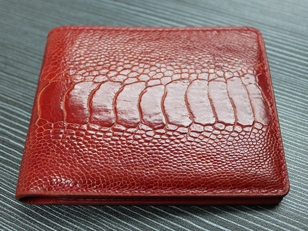 Brazza wallet Ostrich Leather - Men - Small Leather Goods