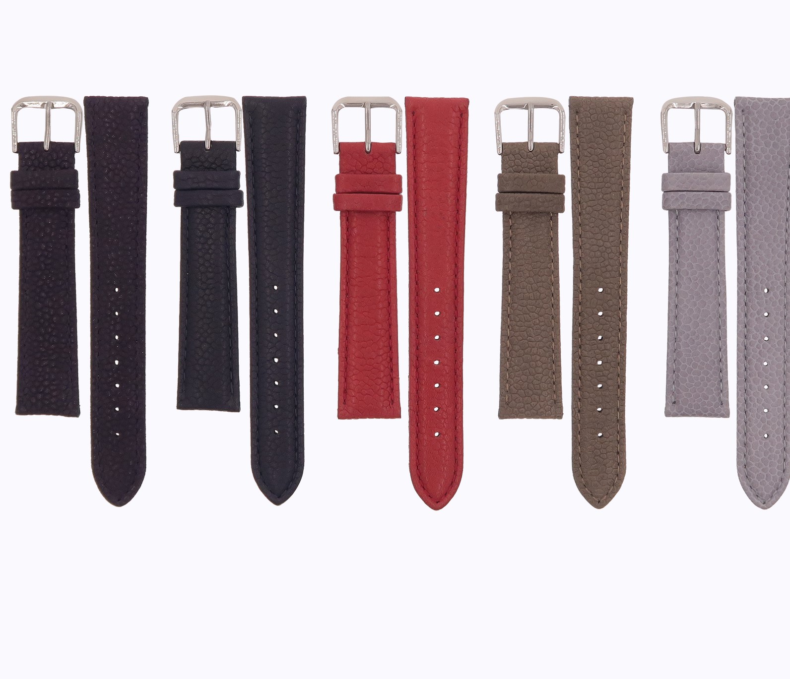 Italian Soft Calf Grain Leather Watch Strap