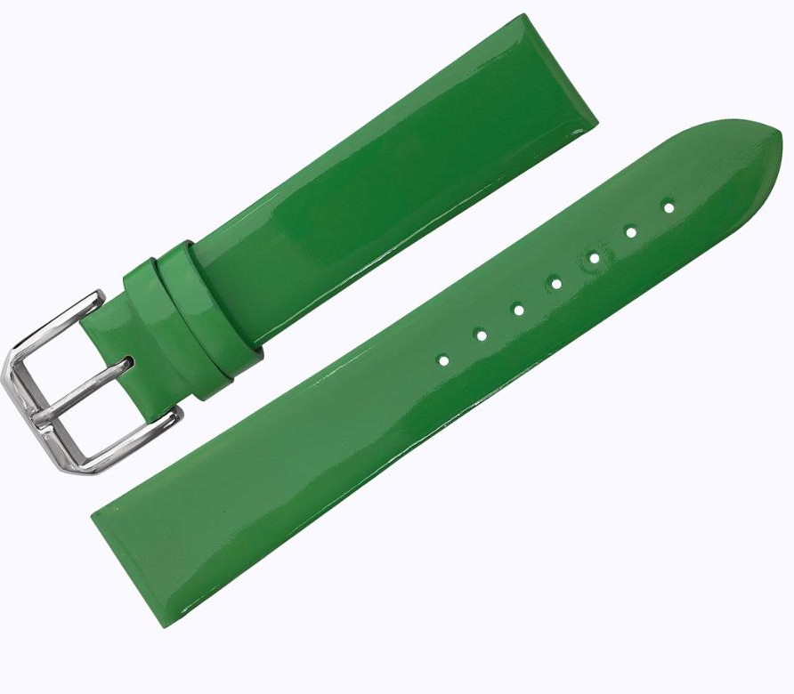 Patent Calf Leather Watch Strap