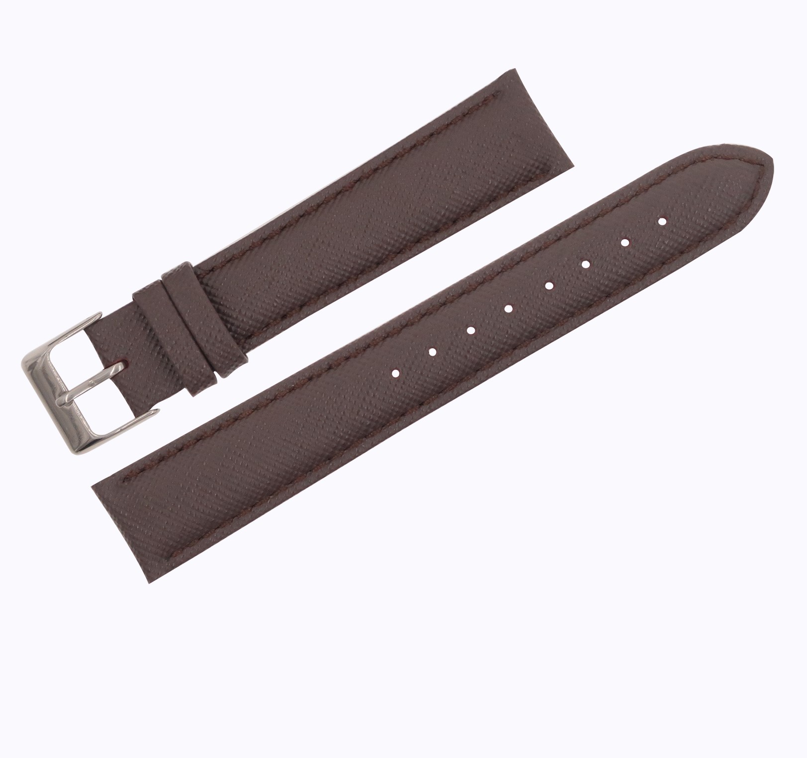Calf Saffiano Leather Watch Strap