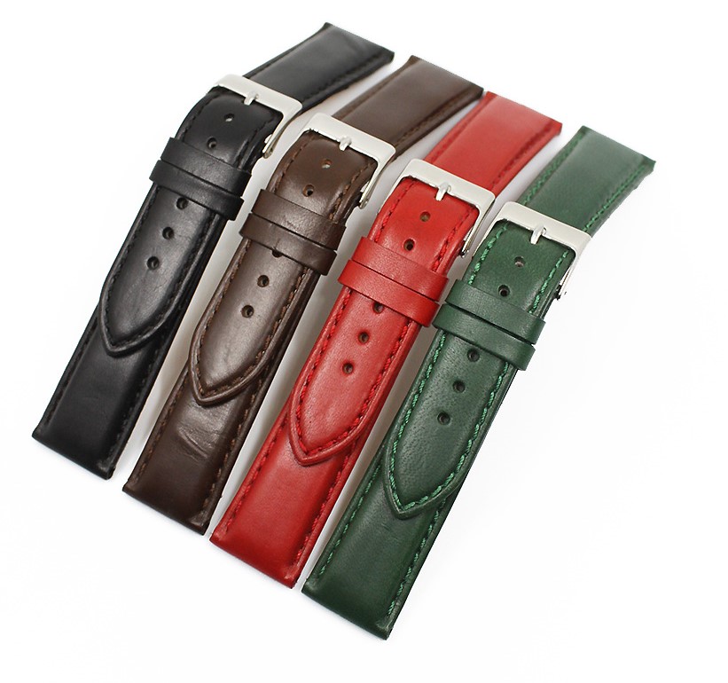 Italian Vegetable Tanned Leather Watch Strap