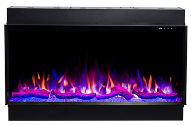 European Large Electric Fireplace TV Stand with APP Control