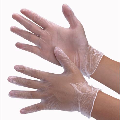 M4.5g Disposable Vinyl PVC Glovees Powder Free White Blue Examination Glovees Wholesale Price China