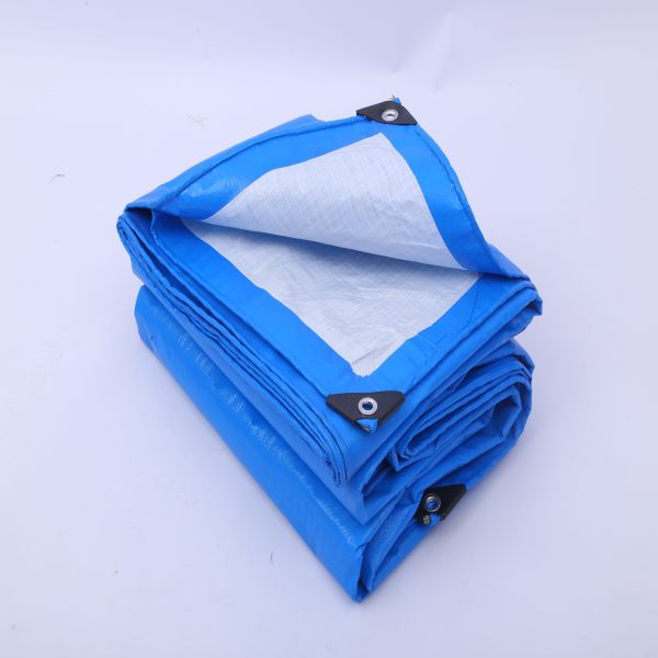 High Density Weaving PE Material Double Sided Coating Strong Isolation PE Tarpaulin Lightweight