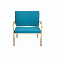Aluminum Wood Grain Wider Arm Chair Yumeya YW5646