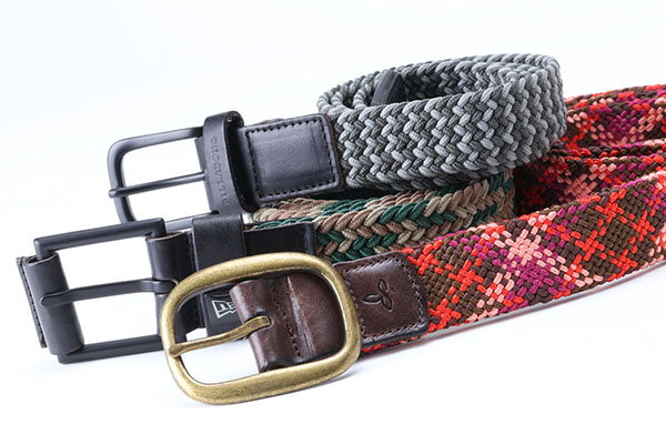 Braided Belt with Leather