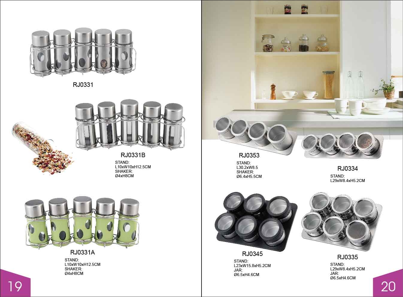 Stainless Steel Spice Jars