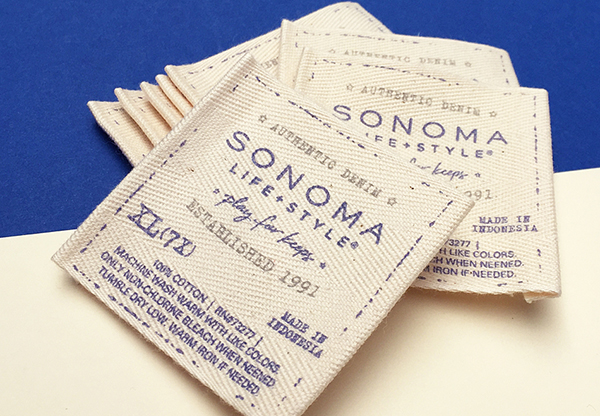 Printed Cotton Label