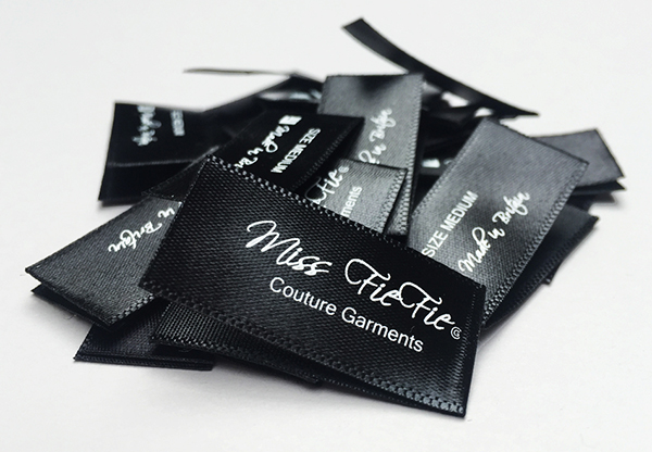 Printed Polyester Satin Label