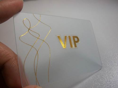 Clear Plastic Card