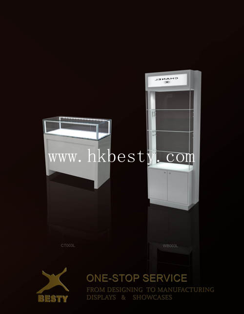 Sell Wood And Glass Jewelry Display Showcase And Counter In Classical Style