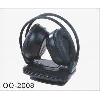 Qq2008 Tv&pc Wireless Headphone With Fm Radio For Mp3 Pc Tv Cd/wireless Headset With Microphone