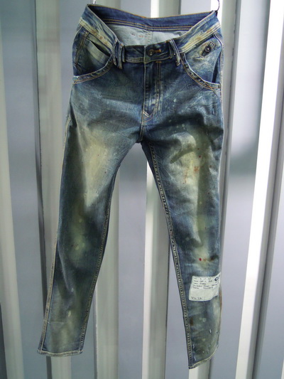 Bleached jeans