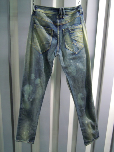 Bleached jeans