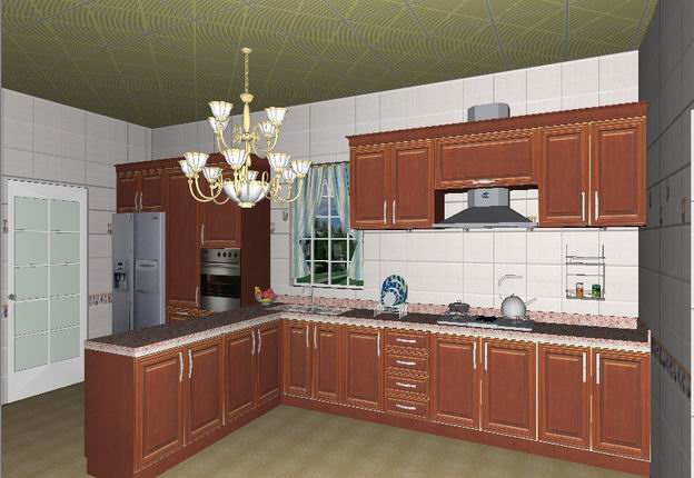 Solid Wood Kitchen Cabinet