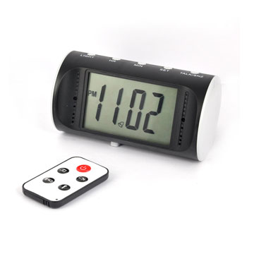 Sell Dvr Alarm Clock Video Surveillance Hidden Camera With Remote Control And Retail Packing 10pcs/lot